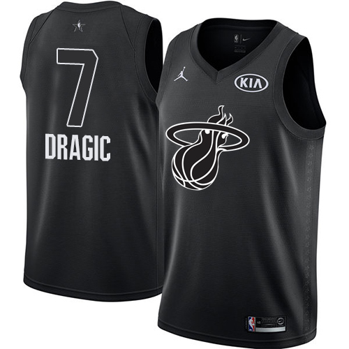 Nike Heat #7 Goran Dragic Black NBA Jordan Swingman 2018 All-Star Game Jersey Nike Heat #7 Goran Dragic Black NBA Jordan Swingman 2018 All-Star Game Jersey