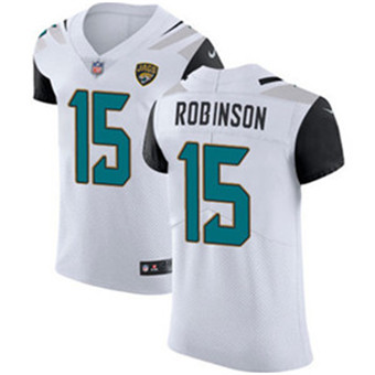 Nike Jaguars #15 Allen Robinson White Men's Stitched NFL Vapor Untouchable Elite Jersey Nike Jaguars #15 Allen Robinson White Men's Stitched NFL Vapor Untouchable Elite Jersey