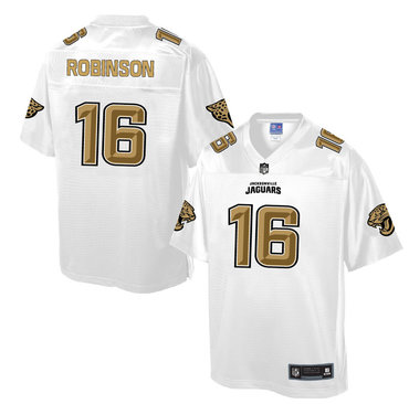 Nike Jaguars #16 Denard Robinson White Men's NFL Pro Line Fashion Elite Jersey Nike Jaguars #16 Denard Robinson White Men's NFL Pro Line Fashion Elite Jersey