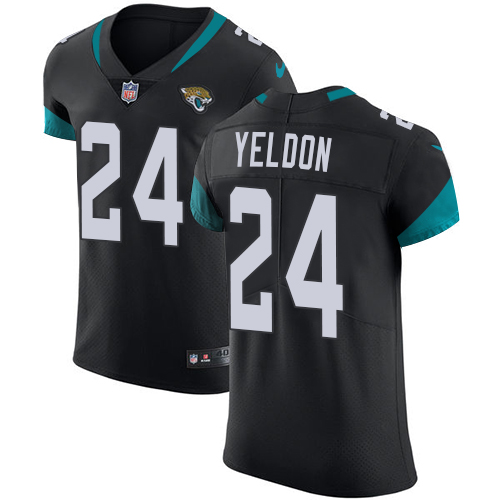 Nike Jaguars #24 T.J. Yeldon Black Alternate Men's Stitched NFL Vapor Untouchable Elite Jersey Nike Jaguars #24 T.J. Yeldon Black Alternate Men's Stitched NFL Vapor Untouchable Elite Jersey