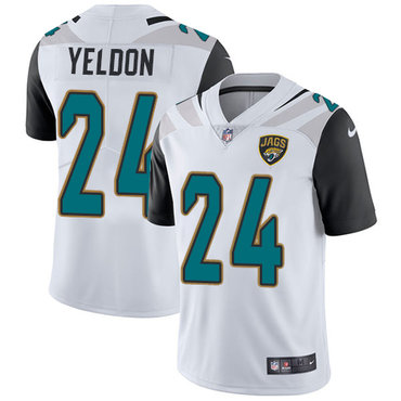Nike Jaguars #24 T.J. Yeldon White Youth Stitched NFL Vapor Untouchable Limited Jersey Nike Jaguars #24 T.J. Yeldon White Youth Stitched NFL Vapor Untouchable Limited Jersey
