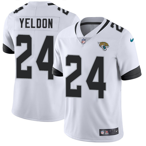 Nike Jaguars #24 T.J. Yeldon White Youth Stitched NFL Vapor Untouchable Limited Jersey Nike Jaguars #24 T.J. Yeldon White Youth Stitched NFL Vapor Untouchable Limited Jersey