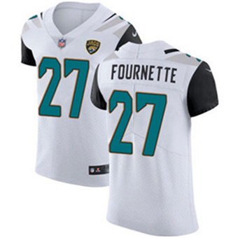 Nike Jaguars #27 Leonard Fournette White Men's Stitched NFL Vapor Untouchable Elite Jersey Nike Jaguars #27 Leonard Fournette White Men's Stitched NFL Vapor Untouchable Elite Jersey