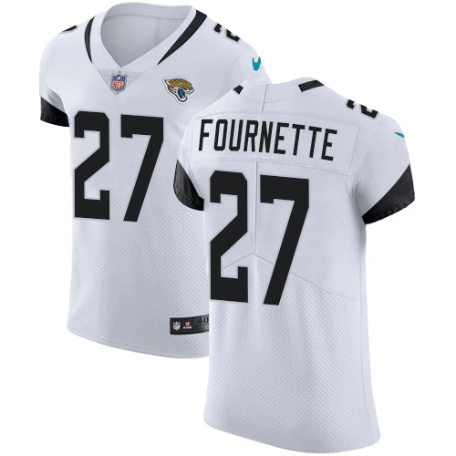 Nike Jaguars #27 Leonard Fournette White Men's Stitched NFL Vapor Untouchable Elite Jersey Nike Jaguars #27 Leonard Fournette White Men's Stitched NFL Vapor Untouchable Elite Jersey