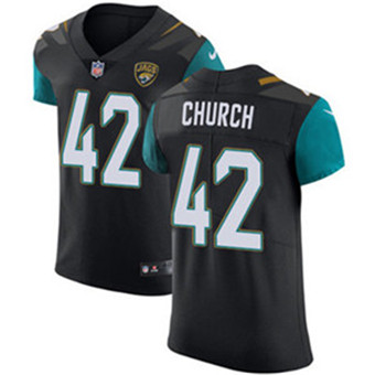 Nike Jaguars #42 Barry Church Black Alternate Men's Stitched NFL Vapor Untouchable Elite Jersey Nike Jaguars #42 Barry Church Black Alternate Men's Stitched NFL Vapor Untouchable Elite Jersey