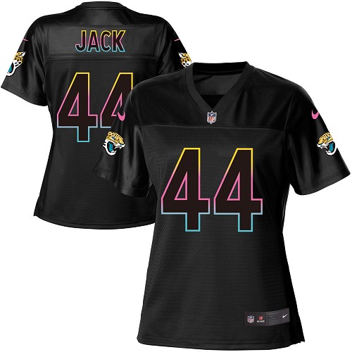 Nike Jaguars #44 Myles Jack Black Women's NFL Fashion Game Jersey Nike Jaguars #44 Myles Jack Black Women's NFL Fashion Game Jersey