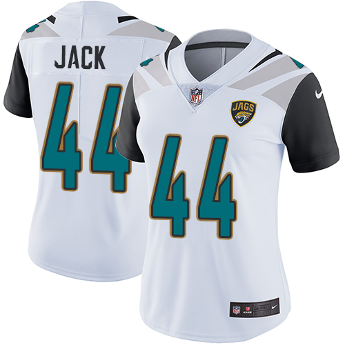 Nike Jaguars #44 Myles Jack White Women's Stitched NFL Vapor Untouchable Limited Jersey Nike Jaguars #44 Myles Jack White Women's Stitched NFL Vapor Untouchable Limited Jersey