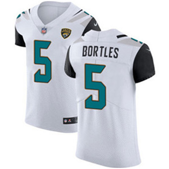 Nike Jaguars #5 Blake Bortles White Men's Stitched NFL Vapor Untouchable Elite Jersey Nike Jaguars #5 Blake Bortles White Men's Stitched NFL Vapor Untouchable Elite Jersey