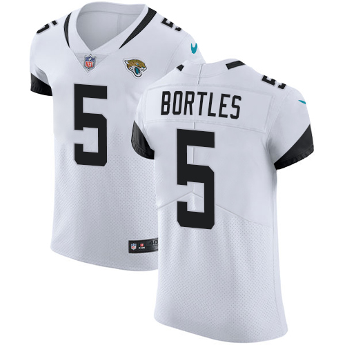 Nike Jaguars #5 Blake Bortles White Men's Stitched NFL Vapor Untouchable Elite Jersey Nike Jaguars #5 Blake Bortles White Men's Stitched NFL Vapor Untouchable Elite Jersey