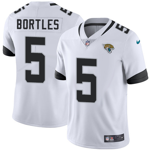 Nike Jaguars #5 Blake Bortles White Men's Stitched NFL Vapor Untouchable Limited Jersey Nike Jaguars #5 Blake Bortles White Men's Stitched NFL Vapor Untouchable Limited Jersey