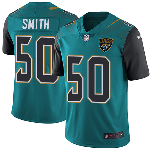 Nike Jaguars #50 Telvin Smith Teal Green Team Color Men's Stitched NFL Vapor Untouchable Limited Jersey Nike Jaguars #50 Telvin Smith Teal Green Team Color Men's Stitched NFL Vapor Untouchable Limited Jersey