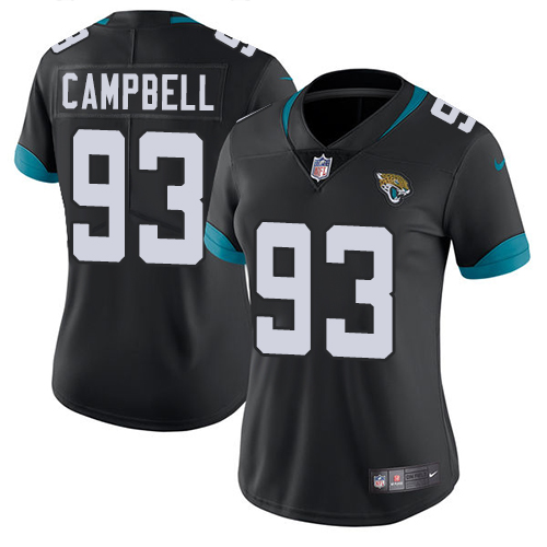 Nike Jaguars #93 Calais Campbell Black Alternate Women's Stitched NFL Vapor Untouchable Limited Jersey Nike Jaguars #93 Calais Campbell Black Alternate Women's Stitched NFL Vapor Untouchable Limited Jersey