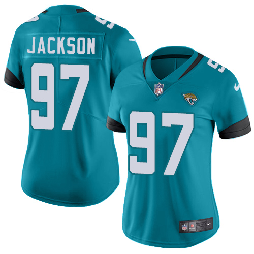 Nike Jaguars #97 Malik Jackson Teal Green Team Color Women's Stitched NFL Vapor Untouchable Limited Jersey Nike Jaguars #97 Malik Jackson Teal Green Team Color Women's Stitched NFL Vapor Untouchable Limited Jersey