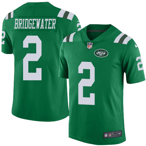 Nike Jets #2 Teddy Bridgewater Green Youth Stitched NFL Limited Rush Jersey Nike Jets #2 Teddy Bridgewater Green Youth Stitched NFL Limited Rush Jersey