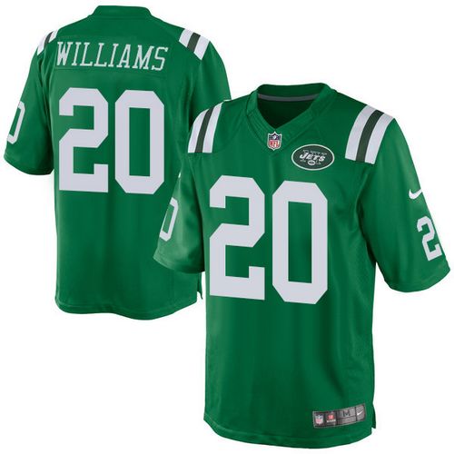 Nike Jets #20 Marcus Williams Green Men's Stitched NFL Elite Rush Jersey