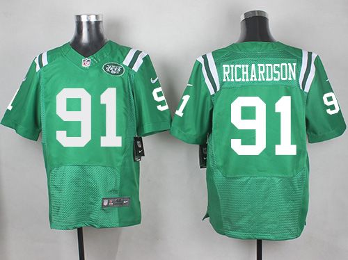 Nike Jets #91 Sheldon Richardson Green Men's Stitched NFL Elite Rush Jersey Nike Jets #91 Sheldon Richardson Green Men's Stitched NFL Elite Rush Jersey