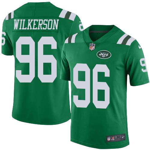 Nike Jets #96 Muhammad Wilkerson Green Youth Stitched NFL Elite Rush Jersey Nike Jets #96 Muhammad Wilkerson Green Youth Stitched NFL Elite Rush Jersey