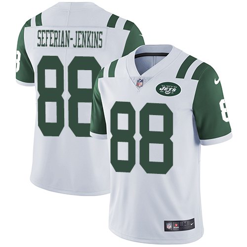 Nike Jets 88 Austin Seferian-Jenkins White Youth Vapor Untouchable Limited Jersey Nike Jets 88 Austin Seferian-Jenkins White Youth Vapor Untouchable Limited Jersey