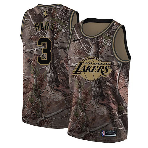 Nike Lakers #3 Josh Hart Camo NBA Swingman Realtree Collection Jersey