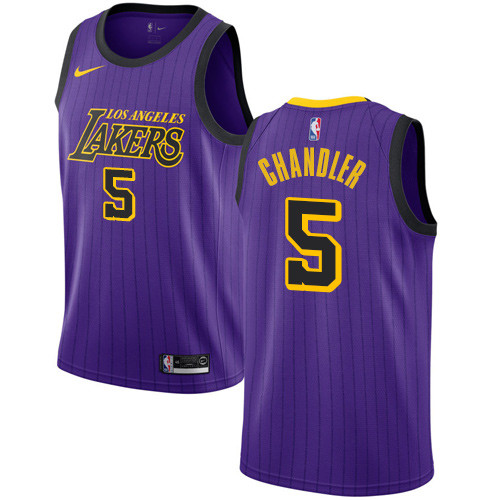 Nike Lakers #5 Tyson Chandler Purple NBA Swingman City Edition 2018 19 Jersey Nike Lakers #5 Tyson Chandler Purple NBA Swingman City Edition 2018 19 Jersey