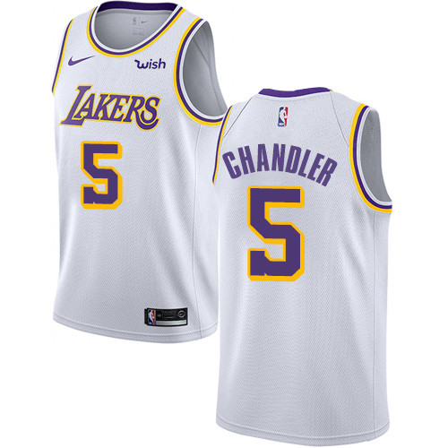 Nike Lakers #5 Tyson Chandler White NBA Swingman Association Edition Jersey Nike Lakers #5 Tyson Chandler White NBA Swingman Association Edition Jersey