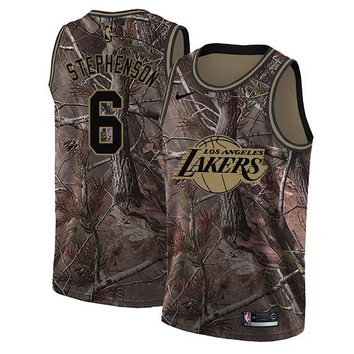 Nike Lakers #6 Lance Stephenson Camo NBA Swingman Realtree Collection Jersey Nike Lakers #6 Lance Stephenson Camo NBA Swingman Realtree Collection Jersey