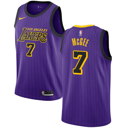 Nike Lakers #7 JaVale McGee Purple NBA Swingman City Edition 2018 19 Jersey Nike Lakers #7 JaVale McGee Purple NBA Swingman City Edition 2018 19 Jersey
