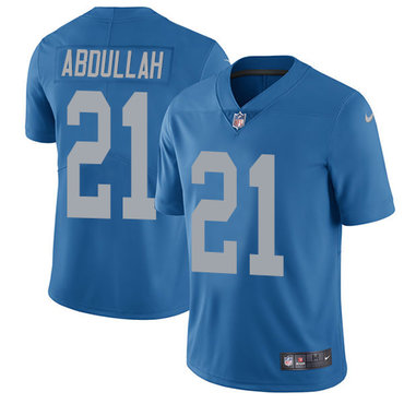 Nike Lions #21 Ameer Abdullah Blue Throwback Youth Stitched NFL Vapor Untouchable Limited Jersey Nike Lions #21 Ameer Abdullah Blue Throwback Youth Stitched NFL Vapor Untouchable Limited Jersey