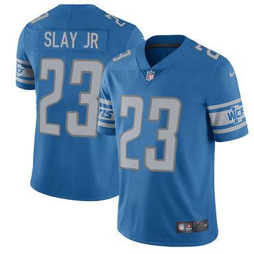 Nike Lions #23 Darius Slay Jr Blue Team Color Men's Stitched NFL Limited Jersey Nike Lions #23 Darius Slay Jr Blue Team Color Men's Stitched NFL Limited Jersey
