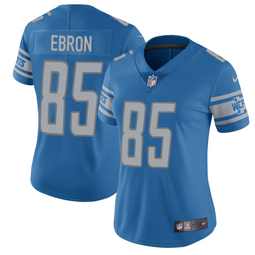 Nike Lions #85 Eric Ebron Light Blue Team Color Women's Stitched NFL Vapor Untouchable Limited Jersey Nike Lions #85 Eric Ebron Light Blue Team Color Women's Stitched NFL Vapor Untouchable Limited Jersey