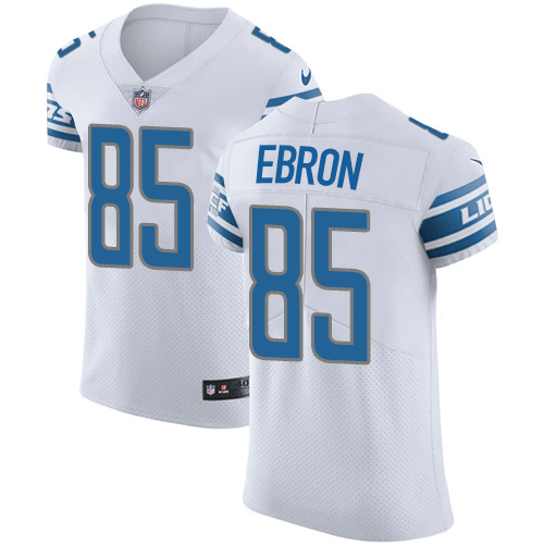 Nike Lions #85 Eric Ebron White Men's Stitched NFL Vapor Untouchable Elite Jersey Nike Lions #85 Eric Ebron White Men's Stitched NFL Vapor Untouchable Elite Jersey