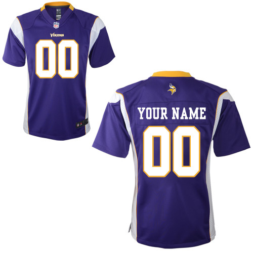 Nike Minnesota Vikings Infant Customized Game Team Color Jersey Nike Minnesota Vikings Infant Customized Game Team Color Jersey