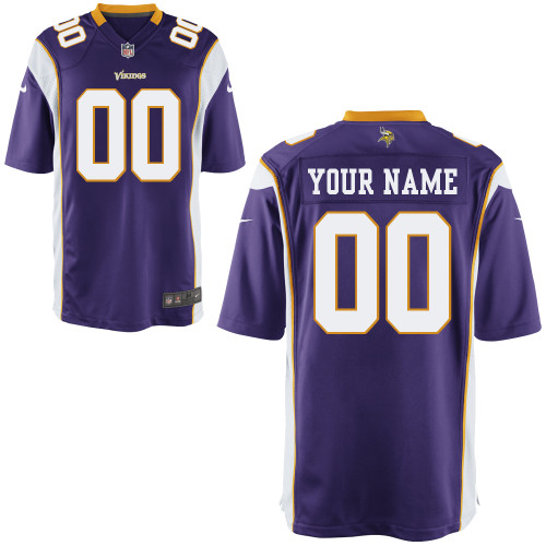 Nike Minnesota Vikings Youth Customized Game Team Color Jersey Nike Minnesota Vikings Youth Customized Game Team Color Jersey