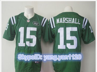 Nike New York Jets #15 Brandon Marshall Green Men's Stitched NFL Elite Rush Jersey Nike New York Jets #15 Brandon Marshall Green Men's Stitched NFL Elite Rush Jersey