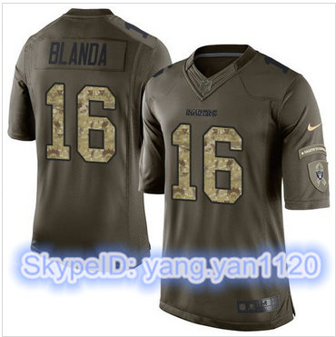 Nike Oakland Raiders #16 Jim Plunkett Green Men's Stitched NFL Limited Salute to Service Jersey Nike Oakland Raiders #16 Jim Plunkett Green Men's Stitched NFL Limited Salute to Service Jersey