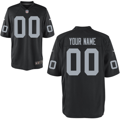 Nike Oakland Raiders Youth Customized Game Team Color Jersey Nike Oakland Raiders Youth Customized Game Team Color Jersey
