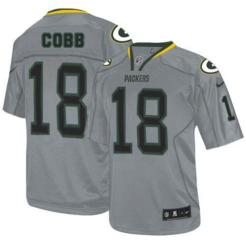 Nike Packers #18 Randall Cobb Lights Out Grey Youth Stitched NFL Elite Jersey Nike Packers #18 Randall Cobb Lights Out Grey Youth Stitched NFL Elite Jersey