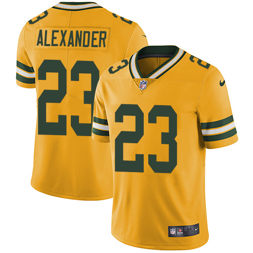 Nike Packers #23 Jaire Alexander Yellow Youth Stitched NFL Limited Rush Jersey Nike Packers #23 Jaire Alexander Yellow Youth Stitched NFL Limited Rush Jersey