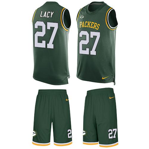 Nike Packers #27 Eddie Lacy Green Team Color Men's Stitched NFL Limited Tank Top Suit Jersey Nike Packers #27 Eddie Lacy Green Team Color Men's Stitched NFL Limited Tank Top Suit Jersey