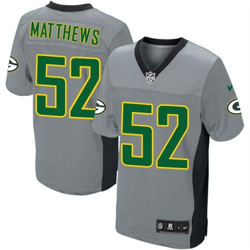 Nike Packers #52 Clay Matthews Grey Shadow Youth Stitched NFL Elite Jersey Nike Packers #52 Clay Matthews Grey Shadow Youth Stitched NFL Elite Jersey