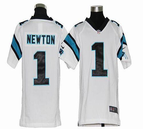 Nike Panthers #1 Cam Newton White Youth Stitched NFL Elite Jersey Nike Panthers #1 Cam Newton White Youth Stitched NFL Elite Jersey