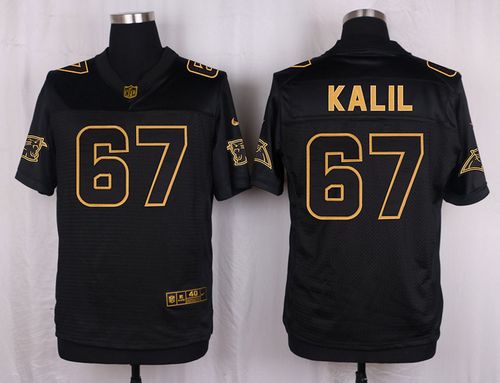 Nike Panthers #67 Ryan Kalil Black Men's Stitched NFL Elite Pro Line Gold Collection Jersey Nike Panthers #67 Ryan Kalil Black Men's Stitched NFL Elite Pro Line Gold Collection Jersey