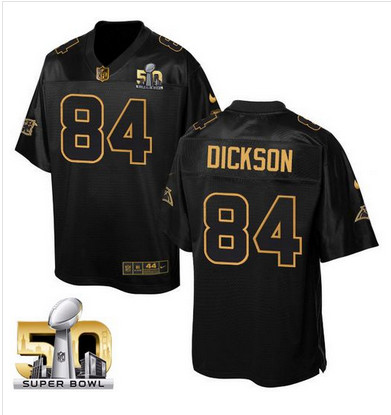 Nike Panthers #84 Ed Dickson Black Super Bowl 50 Men's Stitched NFL Elite Pro Line Gold Collection Jersey Nike Panthers #84 Ed Dickson Black Super Bowl 50 Men's Stitched NFL Elite Pro Line Gold Collection Jersey