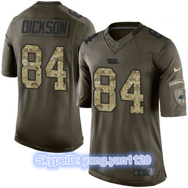 Nike Panthers #84 Ed Dickson Green Men's Stitched NFL Limited Salute to Service Jersey Nike Panthers #84 Ed Dickson Green Men's Stitched NFL Limited Salute to Service Jersey