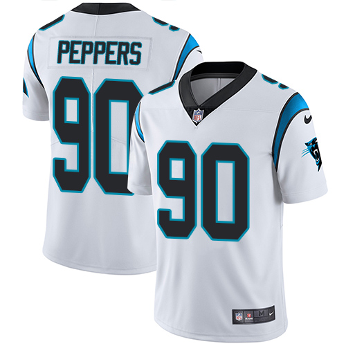Nike Panthers #90 Julius Peppers White Youth Stitched NFL Vapor Untouchable Limited Jersey Nike Panthers #90 Julius Peppers White Youth Stitched NFL Vapor Untouchable Limited Jersey