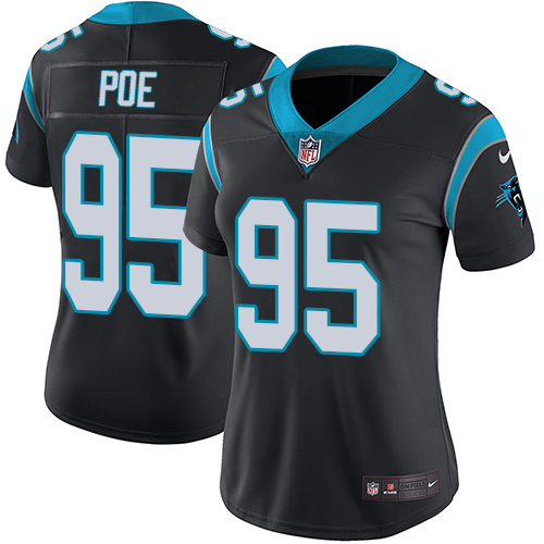 Nike Panthers #95 Dontari Poe Black Team Color Women's Stitched NFL Vapor Untouchable Limited Jersey Nike Panthers #95 Dontari Poe Black Team Color Women's Stitched NFL Vapor Untouchable Limited Jersey
