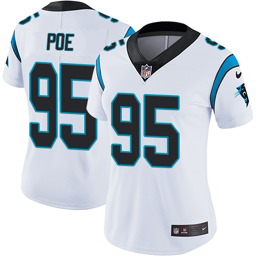 Nike Panthers #95 Dontari Poe White Women's Stitched NFL Vapor Untouchable Limited Jersey Nike Panthers #95 Dontari Poe White Women's Stitched NFL Vapor Untouchable Limited Jersey