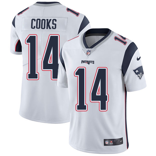 Nike Patriots #14 Brandin Cooks White Youth Stitched NFL Vapor Untouchable Limited Jersey Nike Patriots #14 Brandin Cooks White Youth Stitched NFL Vapor Untouchable Limited Jersey