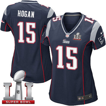 Nike Patriots #15 Chris Hogan Navy Blue Team Color Super Bowl LI 51 Women's Stitched NFL New Elite Jersey Nike Patriots #15 Chris Hogan Navy Blue Team Color Super Bowl LI 51 Women's Stitched NFL New Elite Jersey