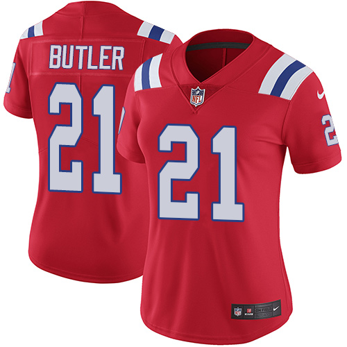Nike Patriots #21 Malcolm Butler Red Alternate Women's Stitched NFL Vapor Untouchable Limited Jersey Nike Patriots #21 Malcolm Butler Red Alternate Women's Stitched NFL Vapor Untouchable Limited Jersey